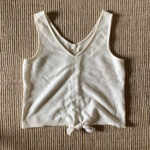 NWOT Madewell Tie Front Tank